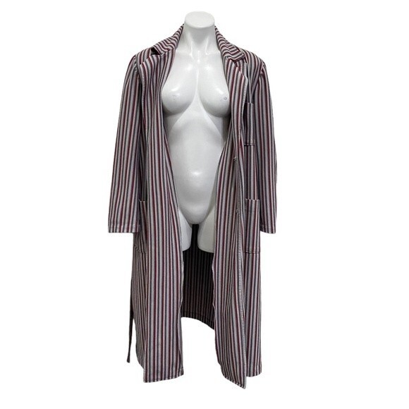 VINTAGE Handmade Granny Robe Midi Sweater Jacket - S/M - knit - Grunge - BOHO - Picture 3 of 10